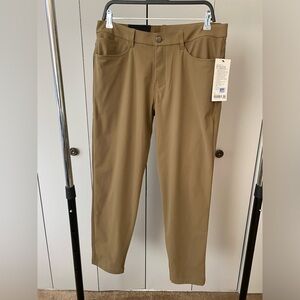 NWT Lululemon Men's ABC Slim-Fit Pant Size 34 32L Warpstreme Color Artifact